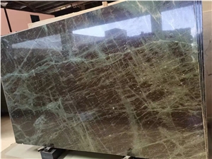 Green Quartzite Polished Kitchen Island Tops Bar Top
