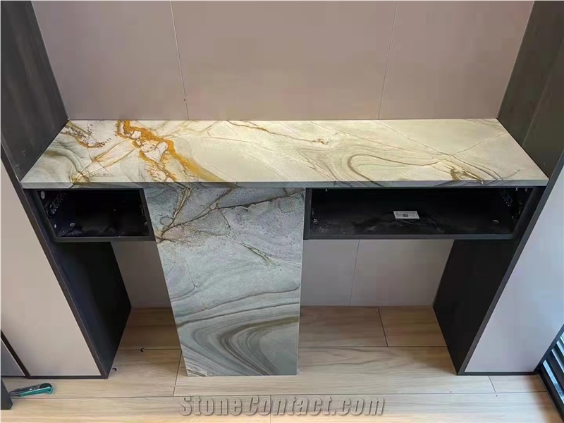 High Quality Blue Roma Quartzite Kitchen Countertop