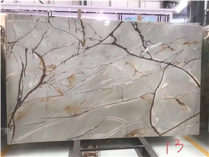 Hot Sale Blue Roma Quartzite Luxury Quartzite Slab Wall Tile
