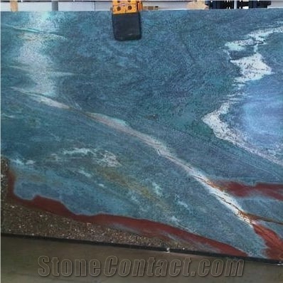 Luise Blue Quartzite Blue Van Gogh Quartize Slab Tile