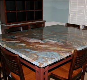 Luise Blue Quartzite Blue Van Gogh Quartize Slab Tile