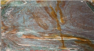 Luise Blue Van Gogh Quartzite Exotic Slab Tile