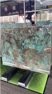 Luxury Stone Amazon Green Quartzite Commercial Countertop