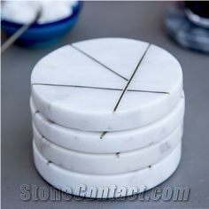 Marble Stone Hotel Decoration Tray Coaster Plate