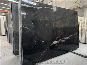 Natural Black Quartzite  Galaxy Oro Slab Tile