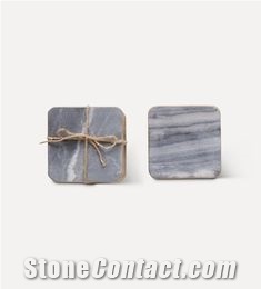 Stone Craft Marble Tray Coaster Kitchen Plates