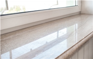 Aurisina Fiorita Lumachella Marble Polished Window Parapet