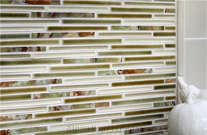 Ecore Glass Mosaic Backsplashes
