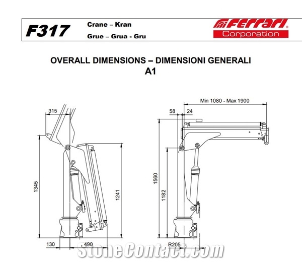 Ferrari Crane 317 Mobile Crane