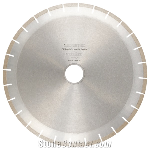 Cutting Disks Ceramic-Line For Zenith - Diamond Saw Blade 400 Mm Zenith For Ceramic And Artificial Stone