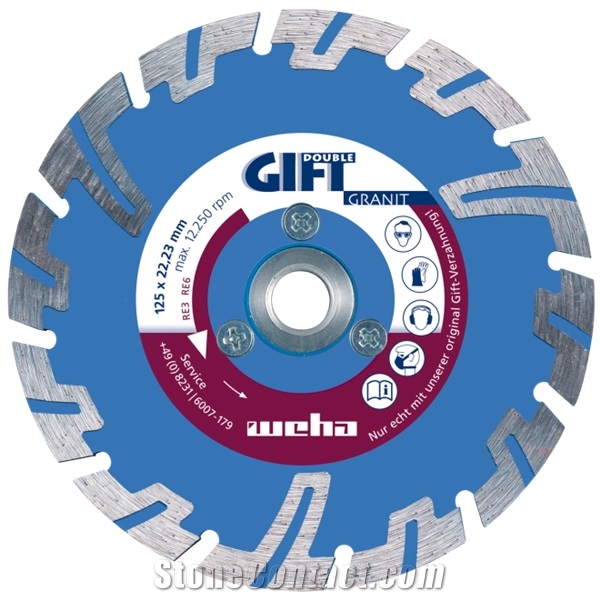 Dry Cutting Disks For Granite Gift-Double Granite-Diamond Saw Blade 125Mm