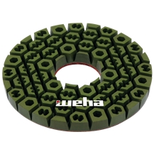 Wet Polishing Pads For Edge-Grinding Machines Dia-Gloss-Magnum 11Mm Copper Bond- Dia-Gloss-Magnum 125 Mm Velcro Gr-50
