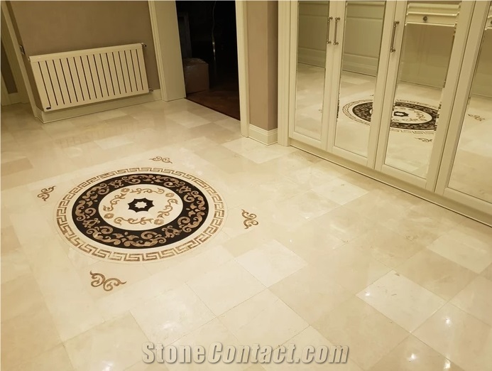 Waterjet Medallions, Waterjet Cut Marble Patterns