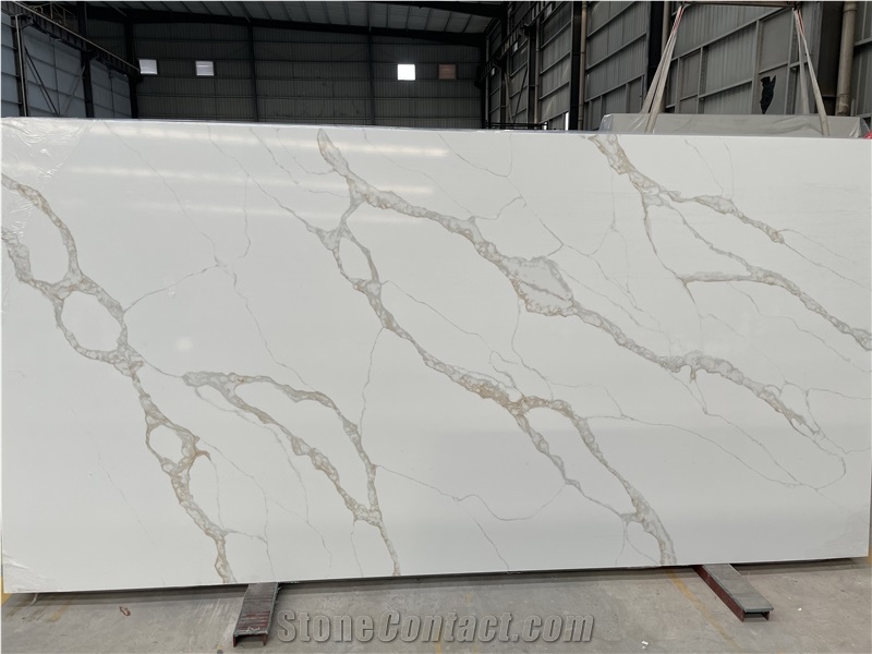 V3012 Quartz Stone,White,International General,Slabs