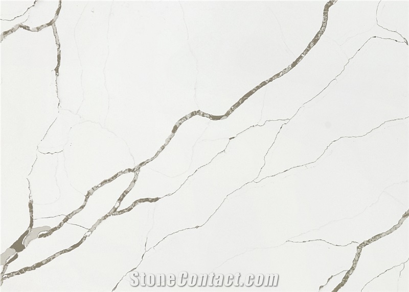 V3016 Quartz Stone Slabs,International General,White