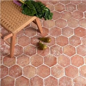 Marlborough Terracotta Hexagon Tiles