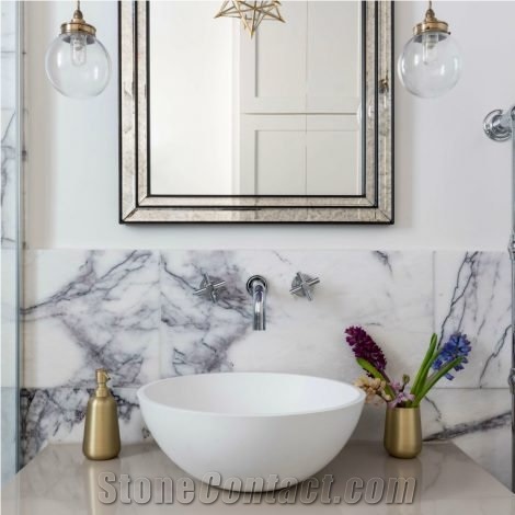 Amethyst Marble Honed Finish Tiles