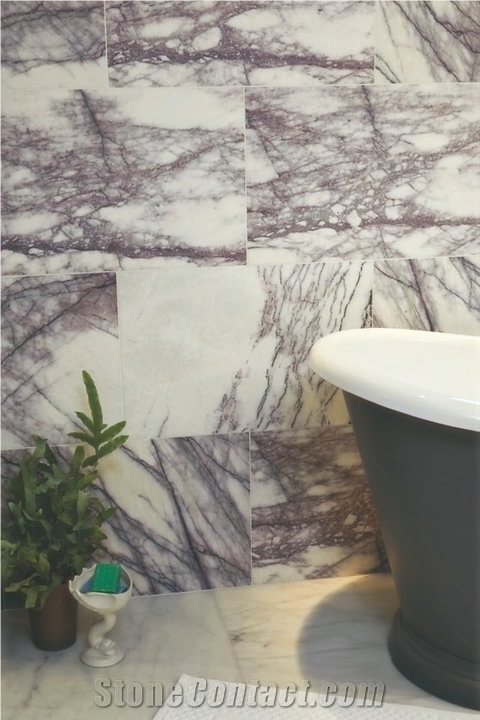 Amethyst Marble Honed Finish Tiles