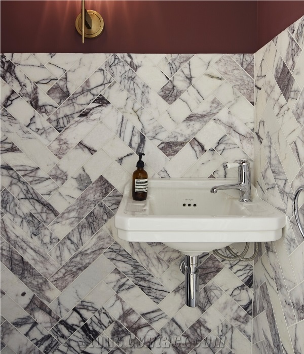 Amethyst Marble Honed Finish Tiles