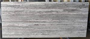 Silver Travertine Vein Cut Slabs