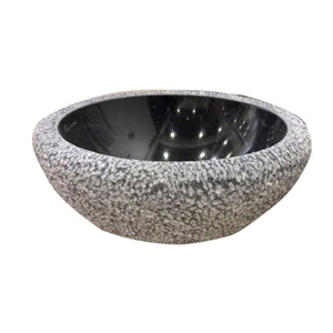 10403 Absolute Black Granite Stone Wash Basin