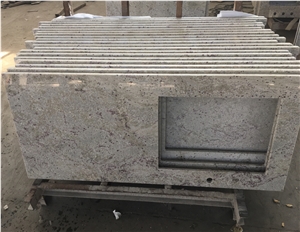 Brazil River White Granite Kitchen Countertop