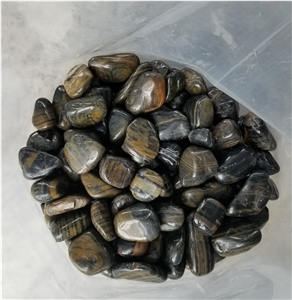 Coloured Mix Tumble Stone Pebbles For Landscaping