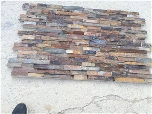 Green Slate Cultured Stone,Stacked Ledge Stone