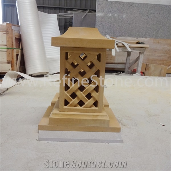Hot Sale Design Of Carving Garden Japanese Granite Lanterns