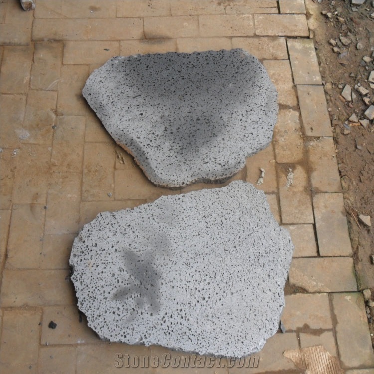 Natural  Basalt  Walkway Paver Stone For Garden Pavement
