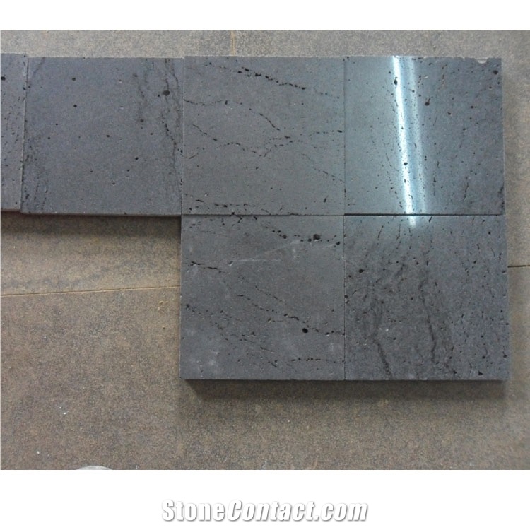 Natural  Basalt  Walkway Paver Stone For Garden Pavement