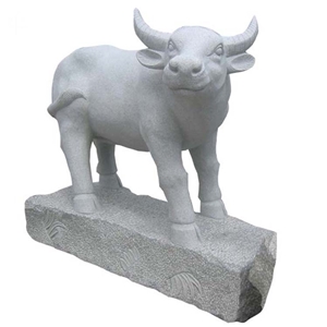 Natural  Yellow Granite Chinese Zodiac Snake Sculpture