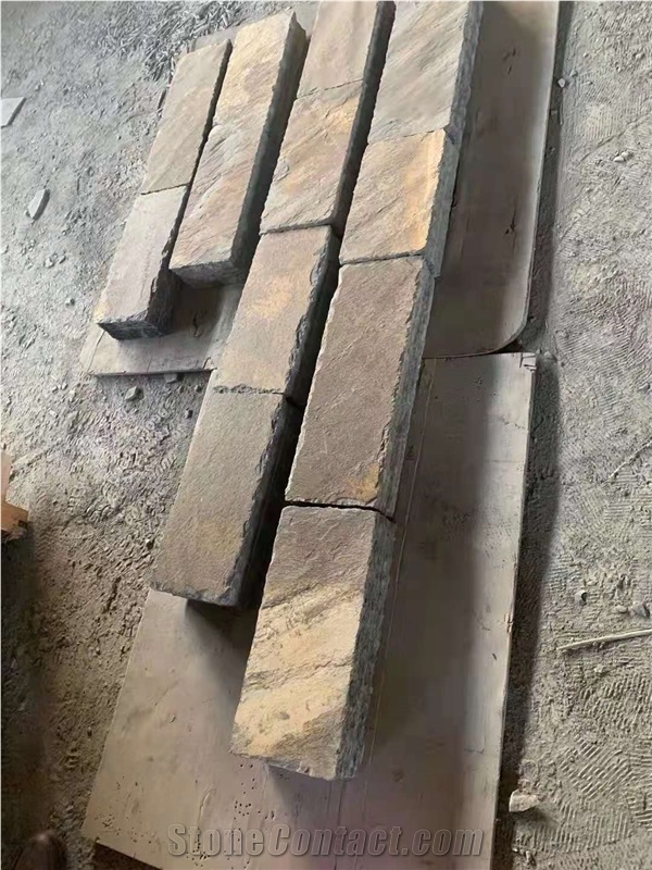 New Style Nature Slate Cultured Stone For Watering Wall