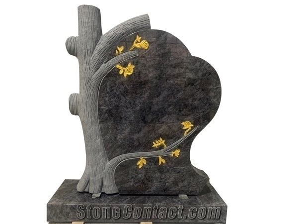 Red Granite Headstone,Western Style Granite Monuments