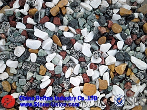Yellow Rainbow Sandstone Pebbles