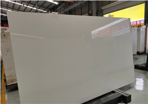 Pure White Nano Glass Crystallized Glass Stone Slabs