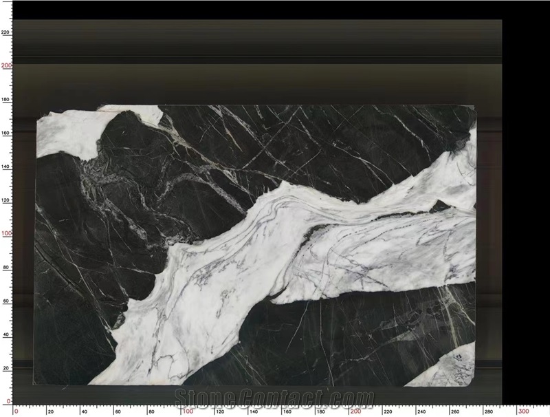 Calacatta Black Marble Bookmatching Slabs Wholesale Price
