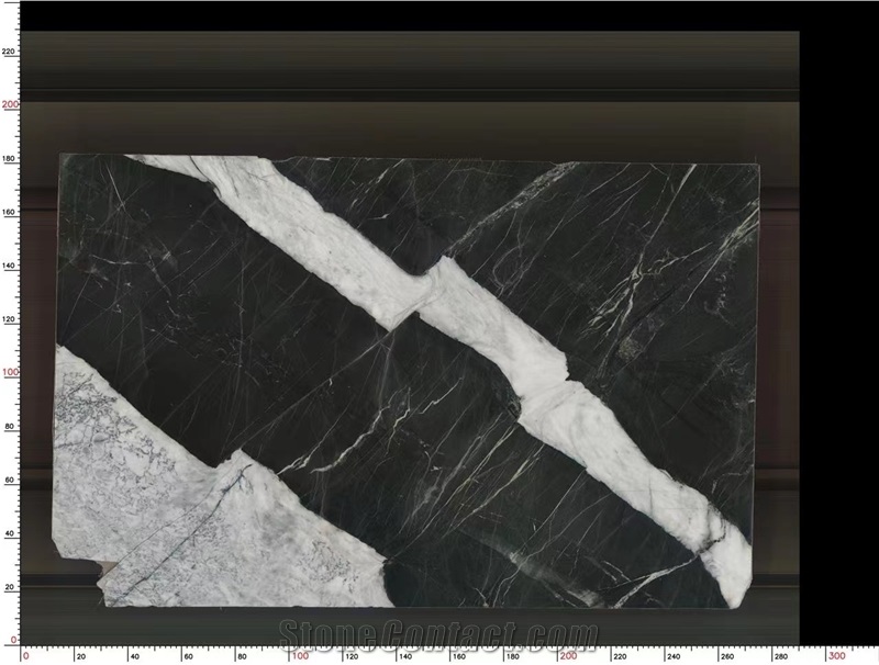 Calacatta Black Marble Bookmatching Slabs Wholesale Price