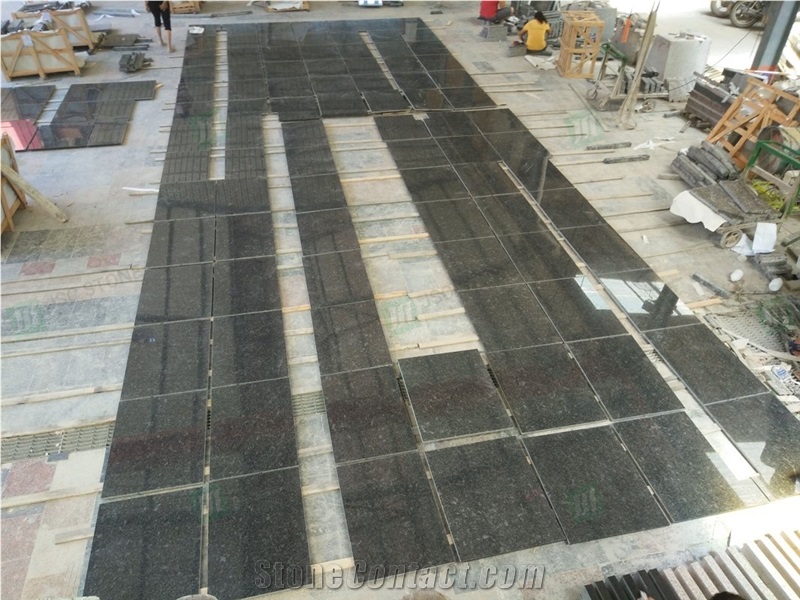 Dark Grey Granite Steel Grey Walling And Flooring Tiles