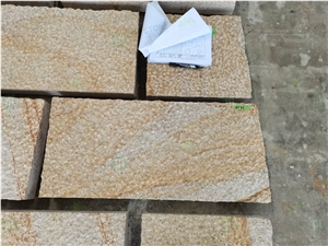 G682 Yellow Granite Cobblestone, Walkway Pavers