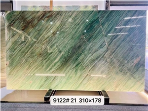 Imperial Green Royal Green Natural Quartize Big Slabs &Tiles