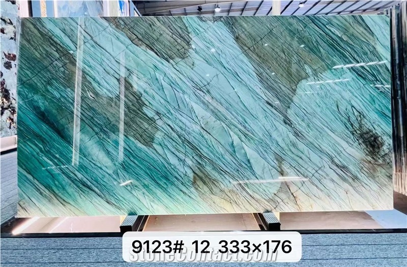 Imperial Green Royal Green Natural Quartize Big Slabs &Tiles