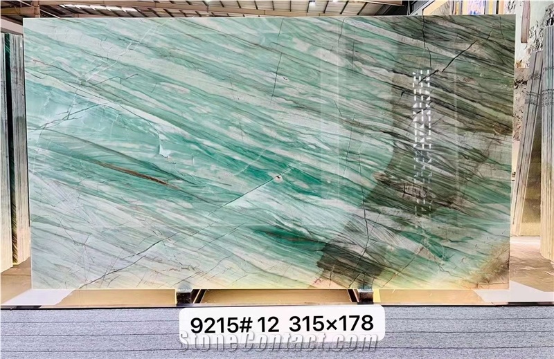 Imperial Green Royal Green Natural Quartize Big Slabs &Tiles