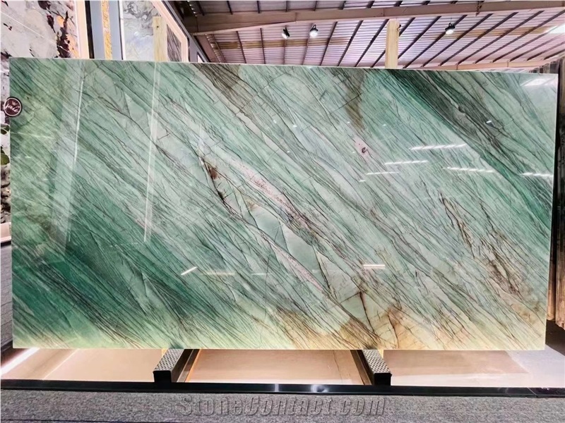 Imperial Green Royal Green Natural Quartize Big Slabs &Tiles