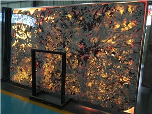 Luxy Stone Splendor White Transparent Wall Design