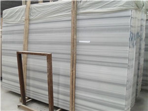 Marmara White Wooden Vein Marble Flooring And Walling Tiles