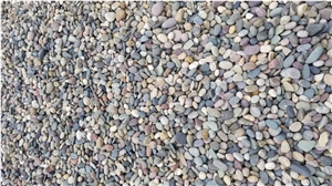 Mixed Color Pebbles, Washed River Stone