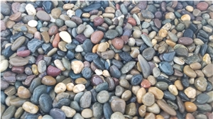 Mixed Color Pebbles, Washed River Stone