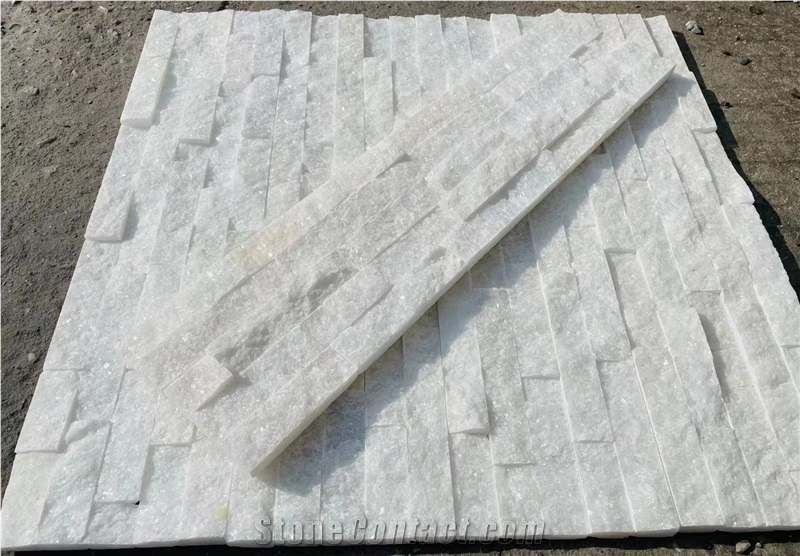 White Quartzite Cultured Stone Wallpanel Culturestone Veneer