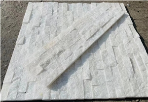 White Quartzite Cultured Stone Wallpanel Culturestone Veneer